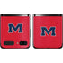 University of Mississippi Ole Miss Logo Red Galaxy Z Flip Skin