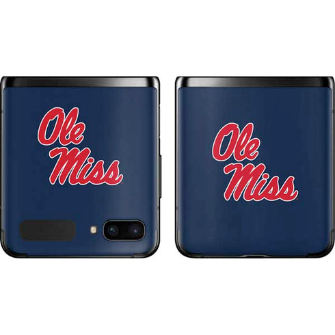 University of Mississippi Rebels Ole Miss Galaxy Z Flip Skin