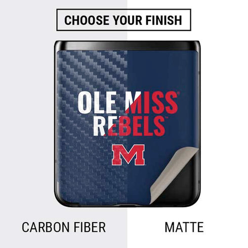 University of Mississippi Ole Miss Rebels Galaxy Z Flip Skin