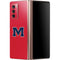 University of Mississippi Ole Miss Logo Red Galaxy Z Fold2 5G Skin