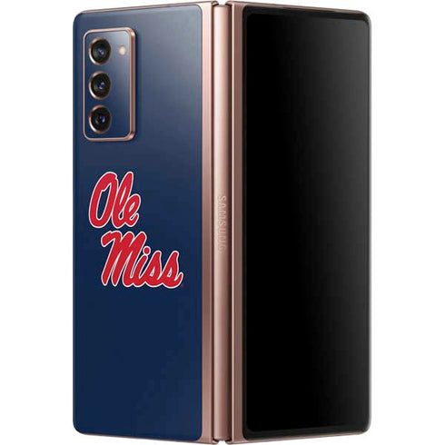 University of Mississippi Rebels Ole Miss Galaxy Z Fold2 5G Skin
