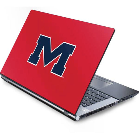 University of Mississippi Ole Miss Logo Red Generic Laptop Skin