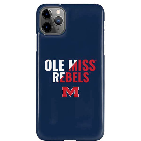 University of Mississippi Ole Miss Rebels iPhone 11 Pro Max Lite Case
