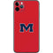 University of Mississippi Ole Miss Logo Red iPhone 11 Pro Max Skin