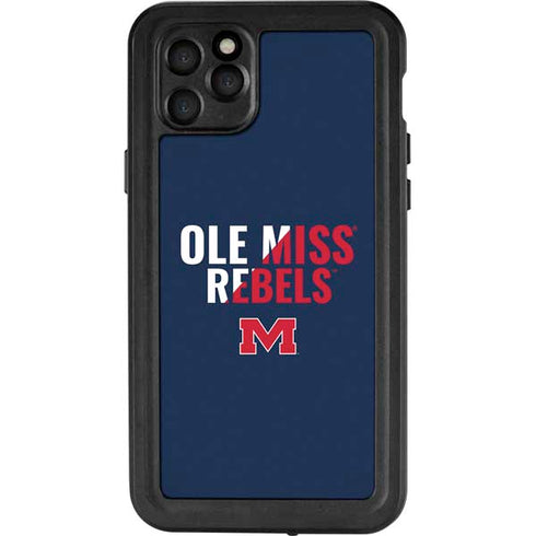 University of Mississippi Ole Miss Rebels iPhone 11 Pro Max Waterproof Case