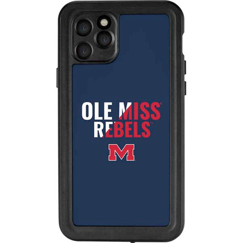 University of Mississippi Ole Miss Rebels iPhone 11 Pro Waterproof Case