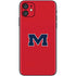 University of Mississippi Ole Miss Logo Red iPhone 11 Skin