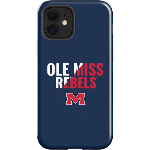 University of Mississippi Ole Miss Rebels iPhone 12 Impact Case