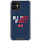 University of Mississippi Ole Miss Rebels iPhone 12 Mini Clear Case