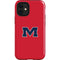 University of Mississippi Ole Miss Logo Red iPhone 12 Mini Impact Case