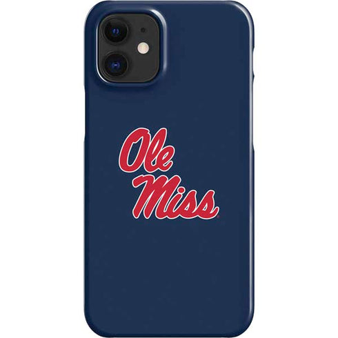 University of Mississippi Rebels Ole Miss iPhone 12 Mini Lite Case
