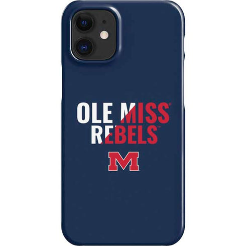 University of Mississippi Ole Miss Rebels iPhone 12 Mini Lite Case