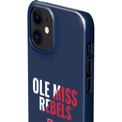 University of Mississippi Ole Miss Rebels iPhone 12 Mini Lite Case