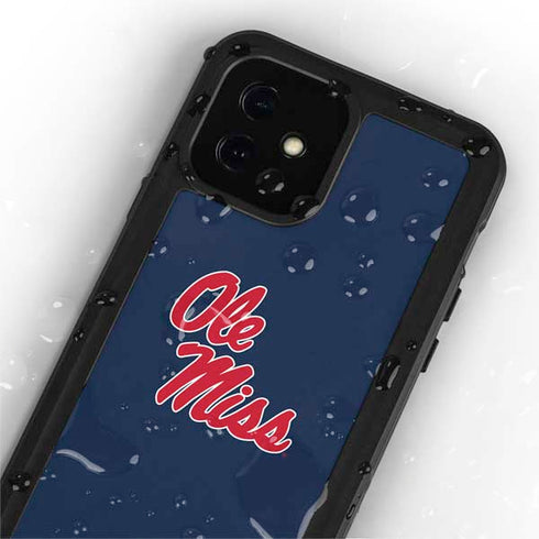 University of Mississippi Rebels Ole Miss iPhone 12 Mini Waterproof Case