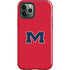 University of Mississippi Ole Miss Logo Red iPhone 12 Pro Impact Case