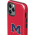 University of Mississippi Ole Miss Logo Red iPhone 12 Pro Impact Case