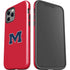 University of Mississippi Ole Miss Logo Red iPhone 12 Pro Impact Case