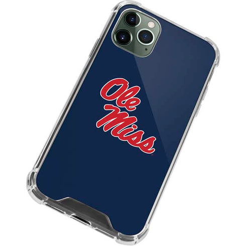 University of Mississippi Rebels Ole Miss iPhone 12 Pro Max Clear Case