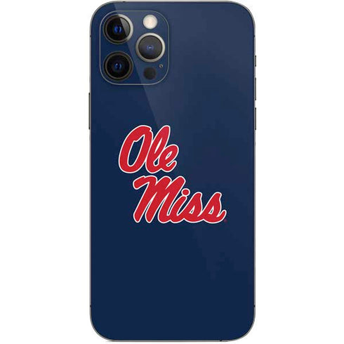 University of Mississippi Rebels Ole Miss iPhone 12 Pro Skin