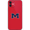 University of Mississippi Ole Miss Logo Red iPhone 12 Skin