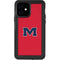 University of Mississippi Ole Miss Logo Red iPhone 12 Waterproof Case