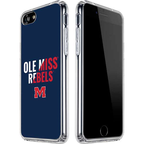 University of Mississippi Ole Miss Rebels iPhone SE (2nd & 3rd Gen) Clear Case