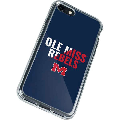 University of Mississippi Ole Miss Rebels iPhone SE (2nd & 3rd Gen) Clear Case