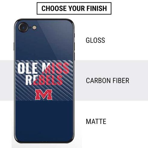 University of Mississippi Ole Miss Rebels iPhone SE (2nd & 3rd Gen) Skin
