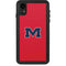 University of Mississippi Ole Miss Logo Red iPhone XR Waterproof Case