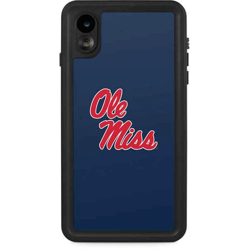 University of Mississippi Rebels Ole Miss iPhone XR Waterproof Case