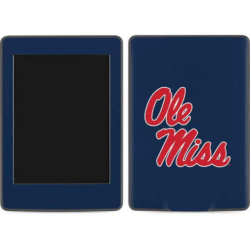 University of Mississippi Rebels Ole Miss Amazon Kindle Skin