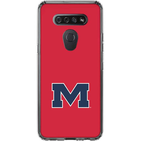 University of Mississippi Ole Miss Logo Red LG K51/Q51 Clear Case