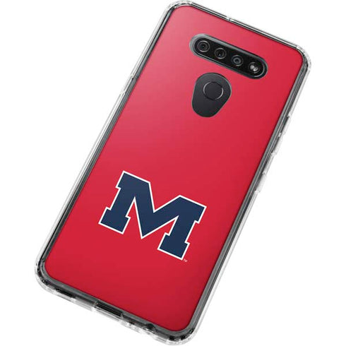 University of Mississippi Ole Miss Logo Red LG K51/Q51 Clear Case