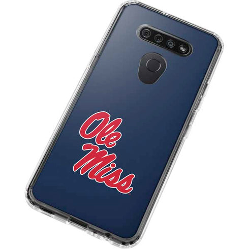 University of Mississippi Rebels Ole Miss LG K51/Q51 Clear Case