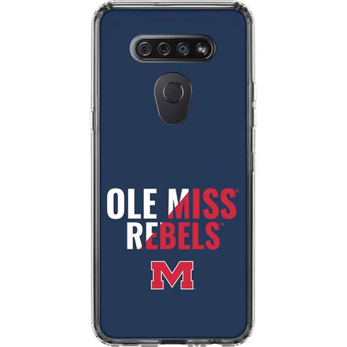 University of Mississippi Ole Miss Rebels LG K51/Q51 Clear Case