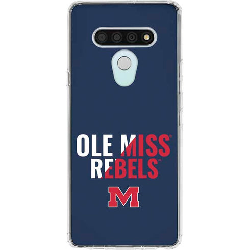 University of Mississippi Ole Miss Rebels LG Stylo 6 Clear Case