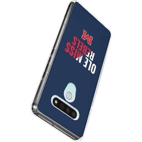 University of Mississippi Ole Miss Rebels LG Stylo 6 Clear Case