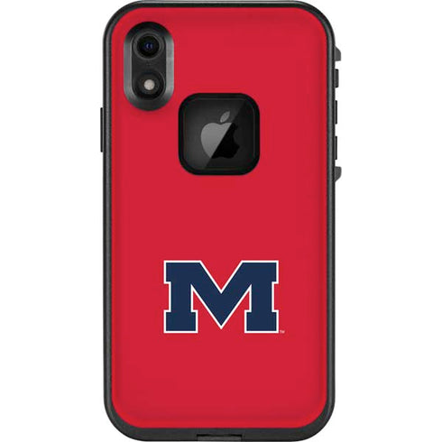 University of Mississippi Ole Miss Logo Red LifeProof Fre iPhone Skin