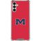 University of Mississippi Ole Miss Logo Red Galaxy A13 5G Clear Case