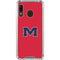 University of Mississippi Ole Miss Logo Red Galaxy A30 Clear Case