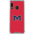 University of Mississippi Ole Miss Logo Red Galaxy A30 Clear Case
