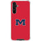 University of Mississippi Ole Miss Logo Red Galaxy A54 5G Clear Case