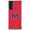 University of Mississippi Ole Miss Logo Red Galaxy S22 Clear Case