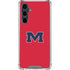 University of Mississippi Ole Miss Logo Red Galaxy S23 FE Clear Case