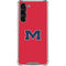 University of Mississippi Ole Miss Logo Red Galaxy S23 Plus Clear Case