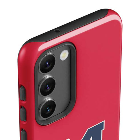 University of Mississippi Ole Miss Logo Red Galaxy S23 Plus Pro Case