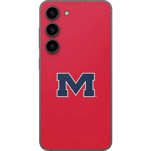 University of Mississippi Ole Miss Logo Red Galaxy S23 Skin