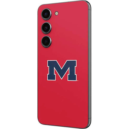 University of Mississippi Ole Miss Logo Red Galaxy S23 Skin