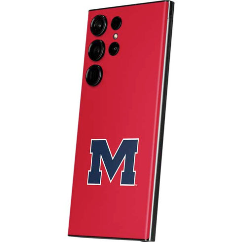University of Mississippi Ole Miss Logo Red Galaxy S23 Ultra Skin