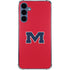 University of Mississippi Ole Miss Logo Red Galaxy S24 Clear Case